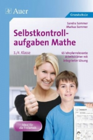 Kniha Selbstkontrollaufgaben Mathe 3./4. Klasse Sandra Sommer