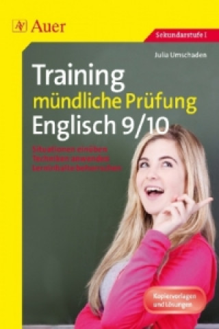 Book Training mündliche Prüfung Englisch  Klasse 9-10 Julia Umschaden