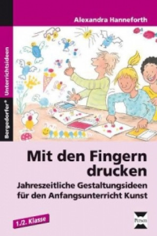 Carte Mit den Fingern drucken Alexandra Hanneforth
