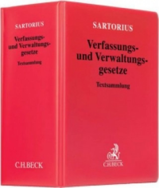 Könyv Sartorius 1 Verfassungs- und Verwaltungsgesetze (Pflichtabnahme) Carl Sartorius