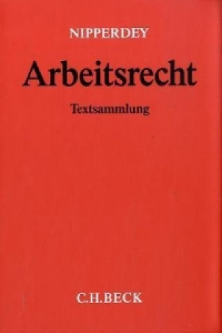Könyv Arbeitsrecht Hans C. Nipperdey