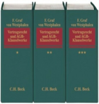 Könyv Vertragsrecht und AGB-Klauselwerke (Pflichtabnahme) Friedrich Graf von Westphalen