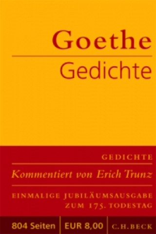 Kniha Gedichte, Jubiläumsausgabe Johann W. von Goethe