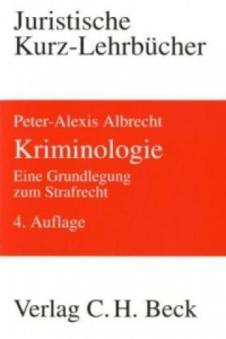 Kniha Kriminologie Peter-Alexis Albrecht