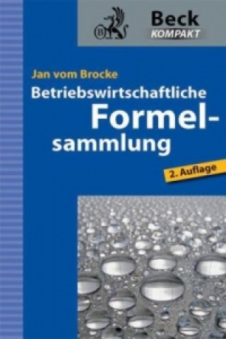 Книга Betriebswirtschaftliche Formelsammlung Jan vom Brocke