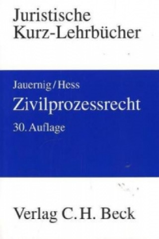 Könyv Zivilprozessrecht Othmar Jauernig