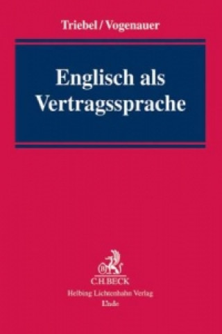 Libro Englisch als Vertragssprache Volker Triebel