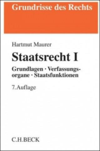 Kniha Staatsrecht. Tl.1 Hartmut Maurer