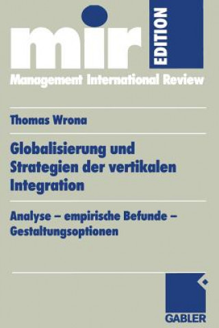 Carte Globalisierung Und Strategien Der Vertikalen Integration Thomas Wrona