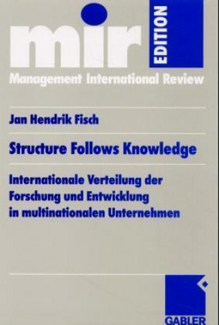 Kniha Structure Follows Knowledge Jan H. Fisch