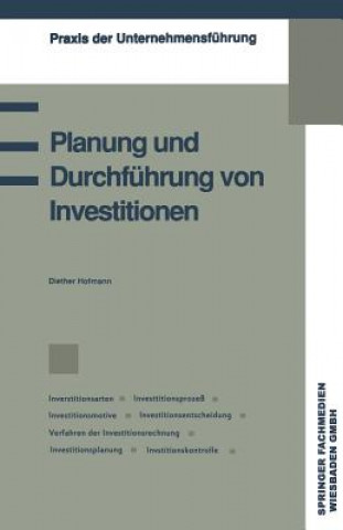 Book Planung Und Durchfuhrung Von Investitionen Volker Trommsdorff