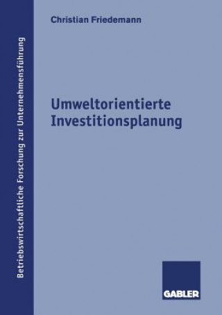 Carte Umweltorientierte Investitionsplanung Christian Friedemann