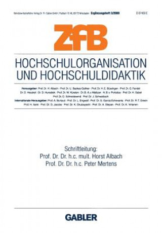 Carte Hochschulorganisation Und Hochschuldidaktik Horst Albach