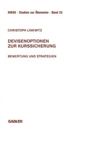 Kniha Devisenoptionen Zur Kurssicherung Christoph Linkwitz