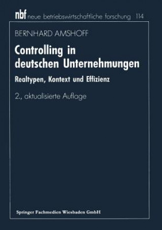 Книга Controlling in Deutschen Unternehmungen Bernhard Amshoff