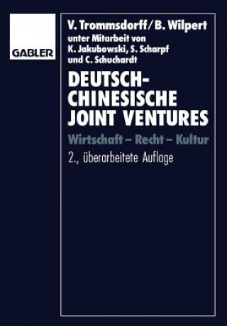 Könyv Deutsch-Chinesische Joint Ventures Volker Trommsdorff