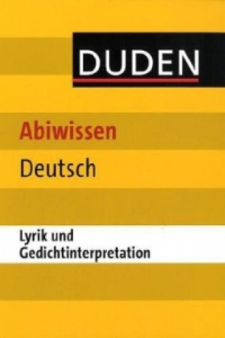 Kniha Lyrik und Gedichtinterpretation Frank Becker