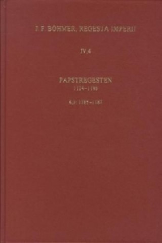 Carte J.F. Böhmer, Regesta Imperii. Tl.4 Ulrich Schmidt