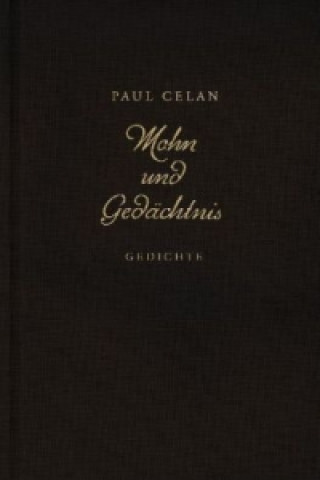 Carte Mohn und Gedächtnis Paul Celan
