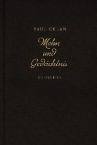 Książka Mohn und Gedächtnis Paul Celan