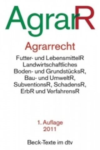 Książka Agrarrecht (AgrarR) 