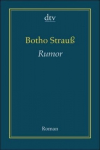 Könyv Rumor Botho Strauß