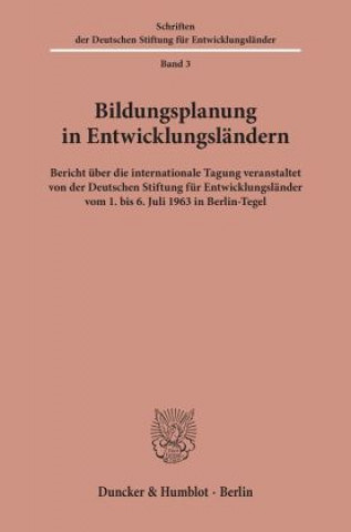 Книга Bildungsplanung in Entwicklungsländern. Wolfram Gabriel