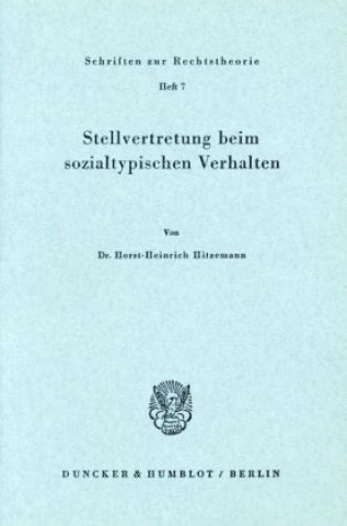 Carte Stellvertretung beim sozialtypischen Verhalten. Horst-Heinrich Hitzemann