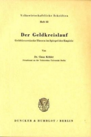 Carte Der Geldkreislauf. Claus Köhler