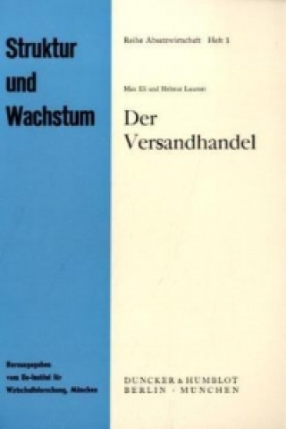 Kniha Der Versandhandel. Max Eli