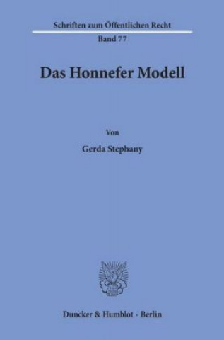 Carte Das Honnefer Modell. Gerda Stephany