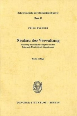 Book Neubau der Verwaltung. Frido Wagener