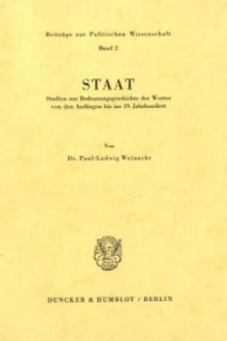 Knjiga Staat. Paul-Ludwig Weinacht