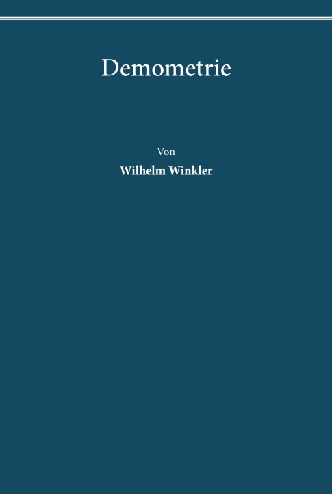 Carte Demometrie. Wilhelm Winkler