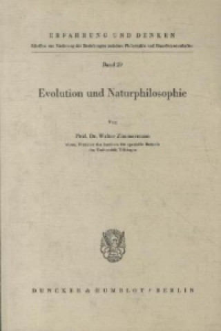 Carte Evolution und Naturphilosophie. Walter Zimmermann