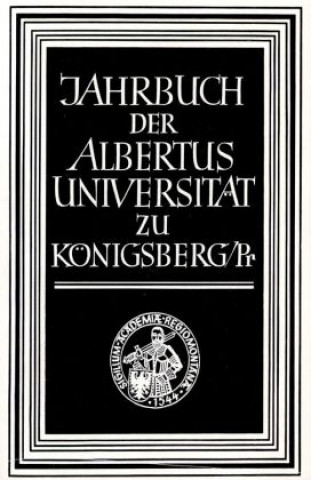 Carte Jahrbuch der Albertus-Universität zu Königsberg/Pr. 