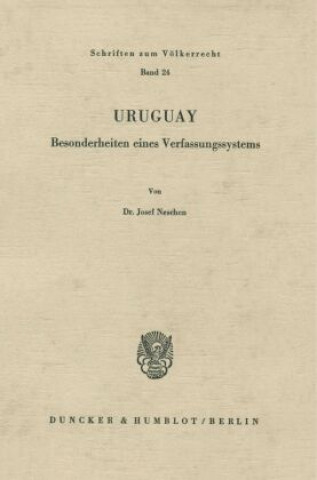 Книга Uruguay. Josef Neschen