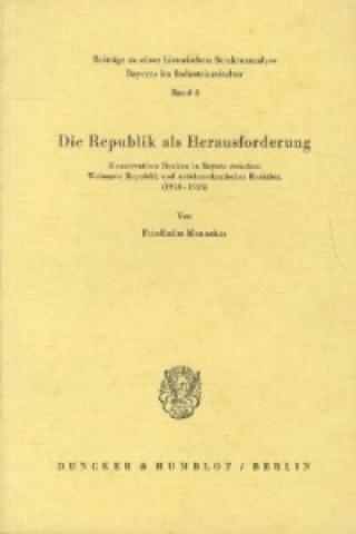 Knjiga Die Republik als Herausforderung. Friedhelm Mennekes