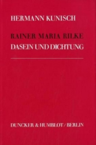 Carte Rainer Maria Rilke. Hermann Kunisch