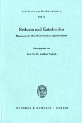 Kniha Rechnen und Entscheiden. Adalbert Podlech