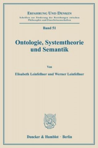 Книга Ontologie, Systemtheorie und Semantik. Elisabeth Leinfellner