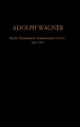 Kniha Adolph Wagner. Heinrich Rubner