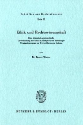 Книга Ethik und Rechtswissenschaft. Eggert Winter