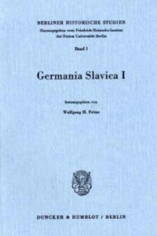 Carte Germania Slavica I. Wolfgang H. Fritze
