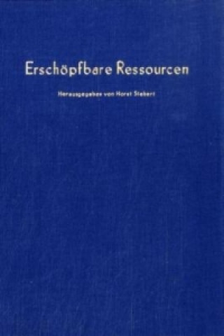 Libro Erschöpfbare Ressourcen. Horst Siebert