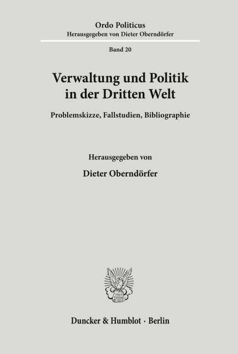 Livre Verwaltung und Politik in der Dritten Welt. Dieter Oberndörfer