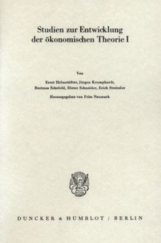 Könyv Klassische Themen der Dogmengeschichte. Fritz Neumark