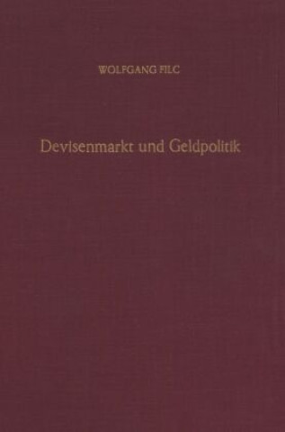Книга Devisenmarkt und Geldpolitik. Wolfgang Filc