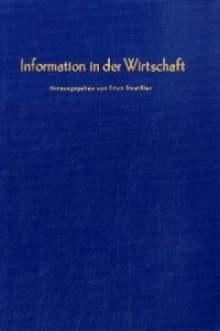 Carte Information in der Wirtschaft. Erich Streißler