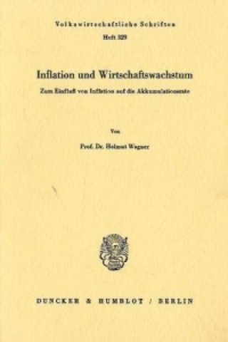 Книга Inflation und Wirtschaftswachstum. Helmut Wagner